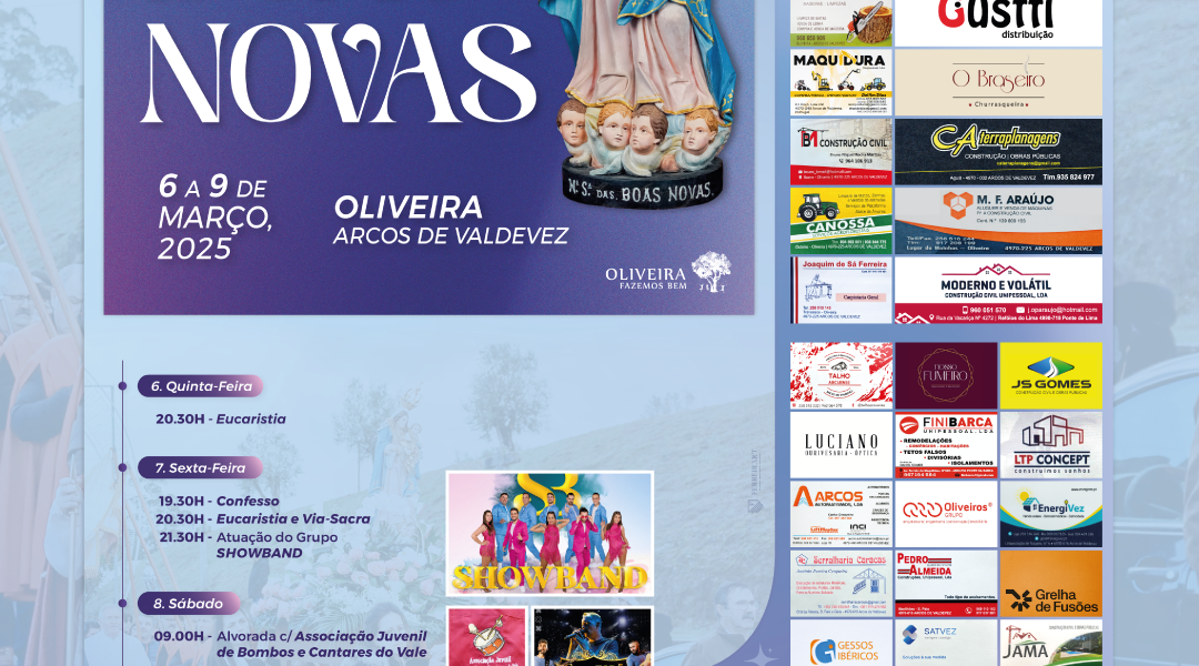 ROMARIA EM HONRA DE Nª SRª DAS BOAS NOVAS 2025